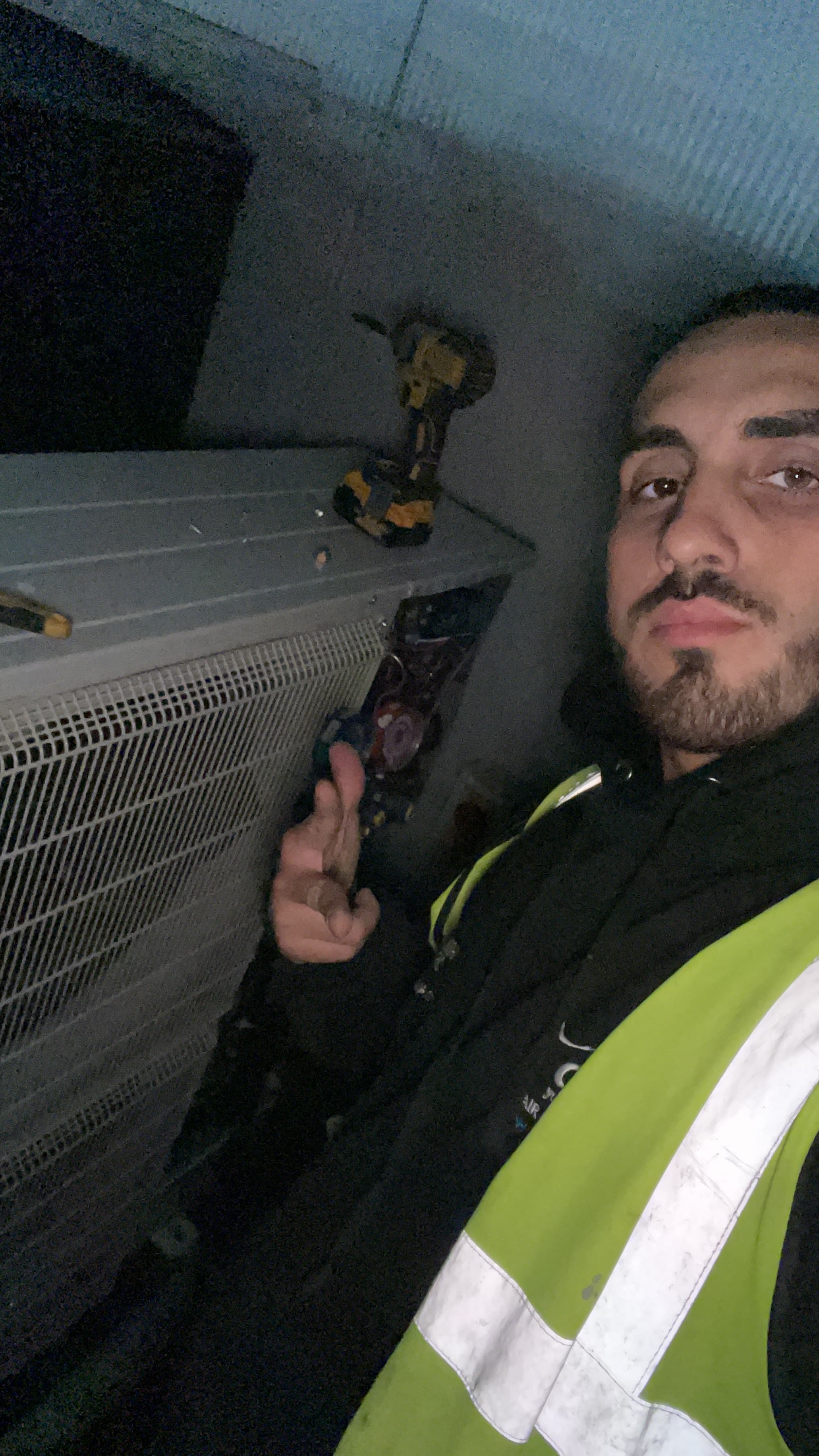 Construction selfie